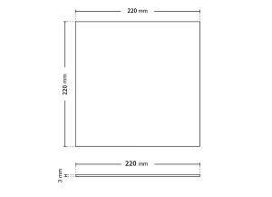 Podkładka gumowa pod SBR 220x220x3